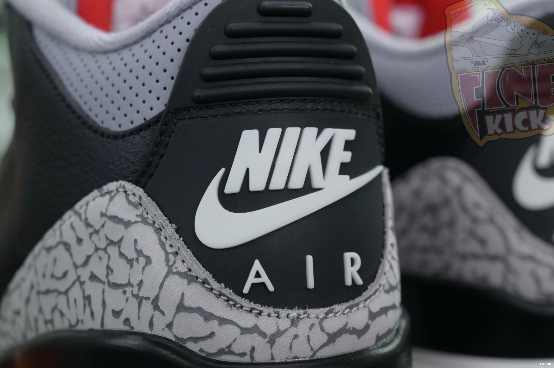 Air Reimagined” 3“Black Jordan Cement 0224